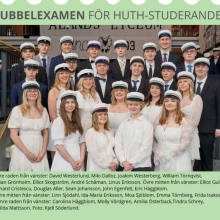 Bild på studenterna 2025 