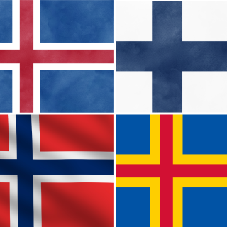 nordiska flaggor